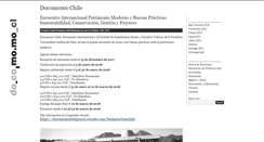 Desktop Screenshot of docomomo.cl